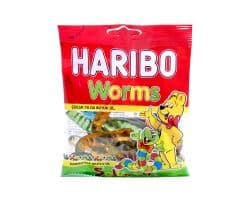 HARIBO WORMS  80G - Bulkbox Wholesale