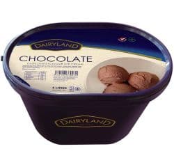 DAIRYLAND CHOCOLATE ICE CREAM 1X4L - Bulkbox Wholesale