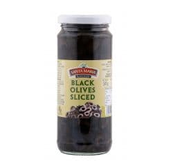 SANTA MARIA BLACK SLICED OLIVES 3X345G - Bulkbox Wholesale