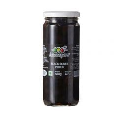 LUXEAPERS PITTED BLACK OLIVES 6X345G - Bulkbox Wholesale