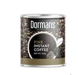 DORMANS INSTANT FINE COFFEE 6X100G - Bulkbox Wholesale