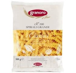 GRANORO SPIRALI GRANDI PASTA NO.100 6X500G - Bulkbox Wholesale