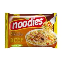 NOODIES INSTANT NOODLES CHICKEN 5PACK 8X70G - Bulkbox Wholesale