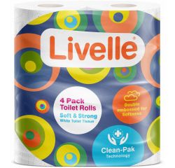 LIVELLE TOILET TISSUE 10X4S - Bulkbox Wholesale