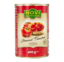 NOVI CHOPPED TOMATOES 12X400G - Bulkbox Wholesale