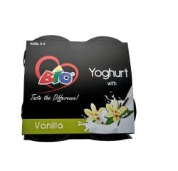 BIO YOGHURT VANILLA 4PACK 3X90ML - Bulkbox Wholesale