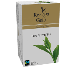 KERICHO GOLD REFRESHING GREEN TEA ENVELOPE TEA BAGS 12X  25'S - Bulkbox Wholesale