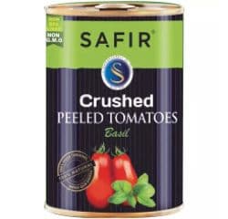 SAFIR CRUSHED PEELED TOMATOES 12X400G - Bulkbox Wholesale