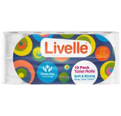 LIVELLE TOILET TISSUE 4X10S - Bulkbox Wholesale