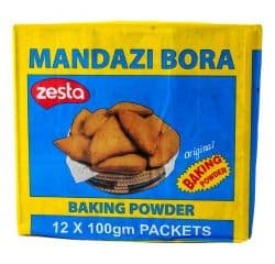 ZESTA MANDAZI BORA BAKING POWDER 72X100G - Bulkbox Wholesale