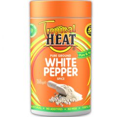 TROPICAL HEAT WHITE PEPPER GROUND 6X100G - Bulkbox Wholesale