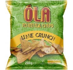 OLA TORTILLA CHIPS LIME CRUNCH - Bulkbox Wholesale