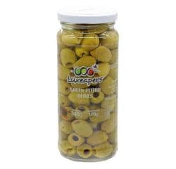 LUXEAPERS PITTED GREEN OLIVES 3X345G - Bulkbox Wholesale