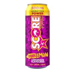 SCORE ENERGY DRINK PINK LEMON  12X500ML - Bulkbox Wholesale