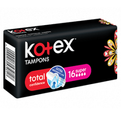 KOTEX TAMPONS SUPER 12X16'S - Bulkbox Wholesale