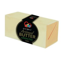 BIO ARTISANAL BUTTER UNSALTED 500G - Bulkbox Wholesale