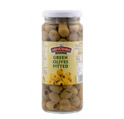 SANTA MARIA BLACK PITTED OLIVES  345G - Bulkbox Wholesale