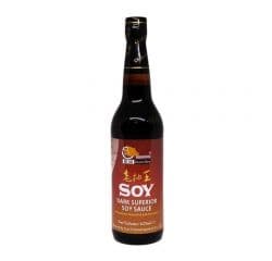 CHAIN KWO DARK SUPERIOR SOY SAUCE 623ML - Bulkbox Wholesale