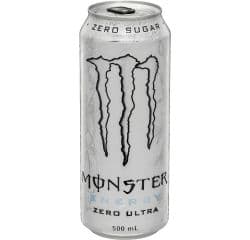 MONSTER ULTRA WHITE ZERO SUGAR ENERGY DRINK 500ML - Bulkbox Wholesale