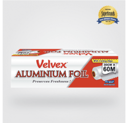 VELVEX ALIMINIUM FOIL CATERING ROLL 1X30CMX60M - Bulkbox Wholesale