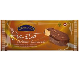 Dairyland Fiesta Salted Caramel Ice Cream 12x100 ml - Bulkbox Wholesale