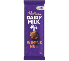 Cadbury Whole Nut Chocolate 6x80g - Bulkbox Wholesale
