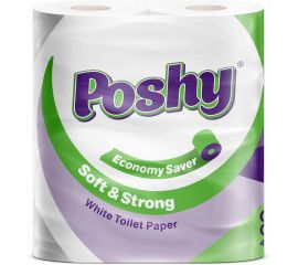 Poshy Toilet Tissue Economy Saver  10x4s - Bulkbox Wholesale