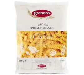 Granoro Spirali Grandi Pasta No.100  6x500g - Bulkbox Wholesale