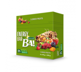 Bakalland - Ba! Energy Bar 5 Dried Fruits 25x40g - Bulkbox Wholesale