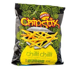 Chip Stix Potato Sticks Chilli Chilli  48x45g - Bulkbox Wholesale