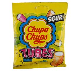 Chupa Chups Mini Sour Tubes  50x24.2g - Bulkbox Wholesale