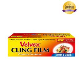 Velvex Cling Film Catering Roll 1x30cmx300m - Bulkbox Wholesale