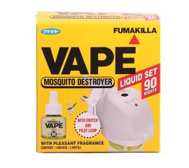 Fumakilla Mosquito Repellant Vape Liquid Cordless Set 3x90 Nights - Bulkbox Wholesale