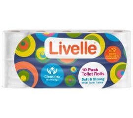 Livelle Toilet Tissue  4x10s - Bulkbox Wholesale