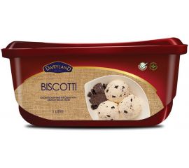 Dairyland Premium Biscotti Ice Cream 3x1L - Bulkbox Wholesale