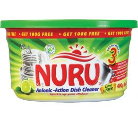 Nuru Dish Washing Paste Lime Wave  + 100g 6x400g - Bulkbox Wholesale
