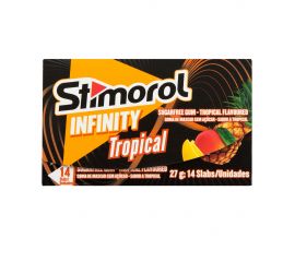 Stimorol Sugar Free Infinity Tropical Chewing Gum 12x14 Tabs - Bulkbox Wholesale