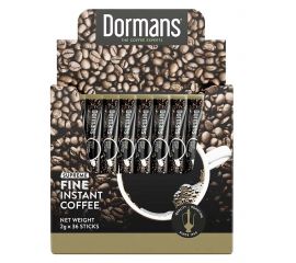 Dormans Instant Fine Coffee Sachets 36x2g - Bulkbox Wholesale