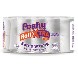 Poshy Roll Xtra Toilet Tissue Unwrapped 4x10s - Bulkbox Wholesale