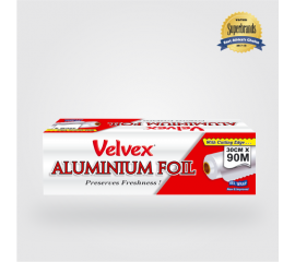 Velvex Aluminium Foil Catering 30cmX90m - 1 Roll - Bulkbox Wholesale