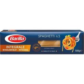 Barilla Spaghetti  Whole Wheat (No.5) 24x500g - Bulkbox Wholesale