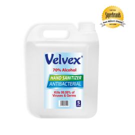 Velvex Clear Hand Sanitizing Gel 1x5L - Bulkbox Wholesale
