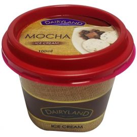 Dairyland Mocha Ice Cream 12x100ml - Bulkbox Wholesale