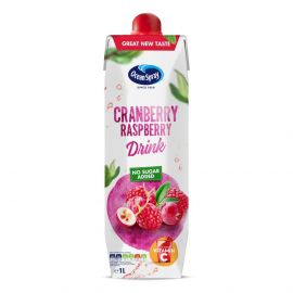 OceanSpray Cranberry Raspberry Juice No Added Sugar 6x1L - Bulkbox Wholesale