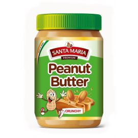 Santa Maria Peanut Butter Crunchy 12x340g - Bulkbox Wholesale