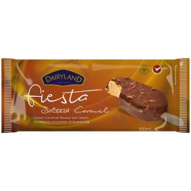 Dairyland Fiesta Salted Caramel Ice Cream 12x100 ml - Bulkbox Wholesale