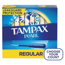 Tampax Pearl Regular 4x18 Tampons - Bulkbox Wholesale