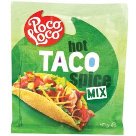 Poco Loco Hot Taco Spice Mix 10x40g - Bulkbox Wholesale