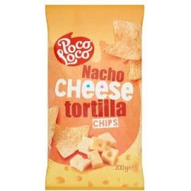 Poco Loco Tortilla Chips Cheese 11x 200g - Bulkbox Wholesale