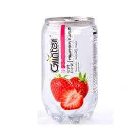 Glinter Strawberry Flavoured Water 6x350ml - Bulkbox Wholesale